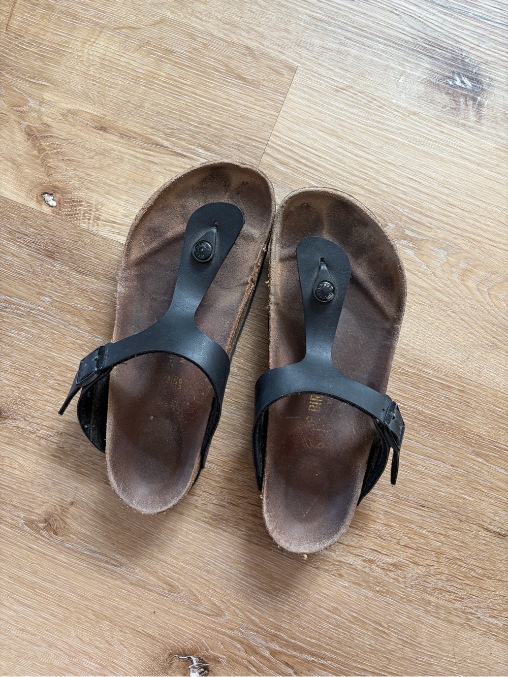 Birkenstock Gizeh Black Thong Sandals